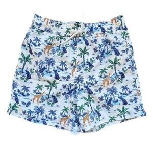 NEW Janie and Jack Boy's Printed Swim Shorts (sz 7)